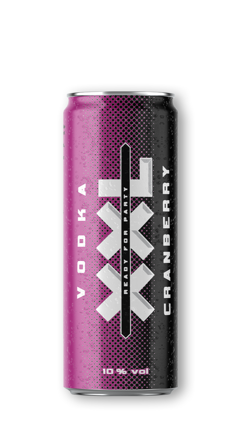 Vodka Mix Cranberry 250ml can